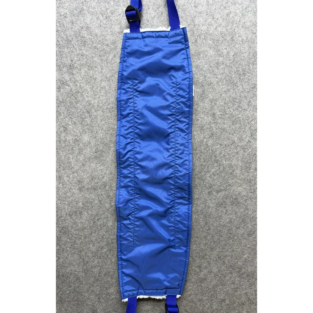 Four Flags Over Aspen Pet Sling Carrier Blue Nylon Fleece Lined Large Dog